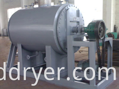 vacuum rake dryer with harrow type